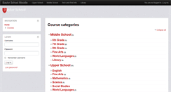 Desktop Screenshot of moodle.baylorschool.org